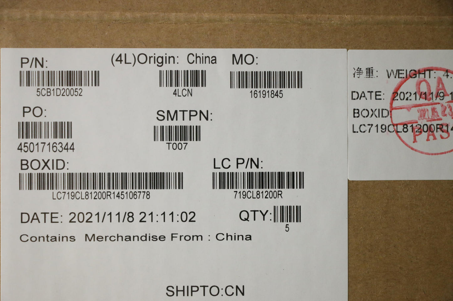 Lenovo Cover Upper Case Asm_Uke L82Jn - 5CB1D20052