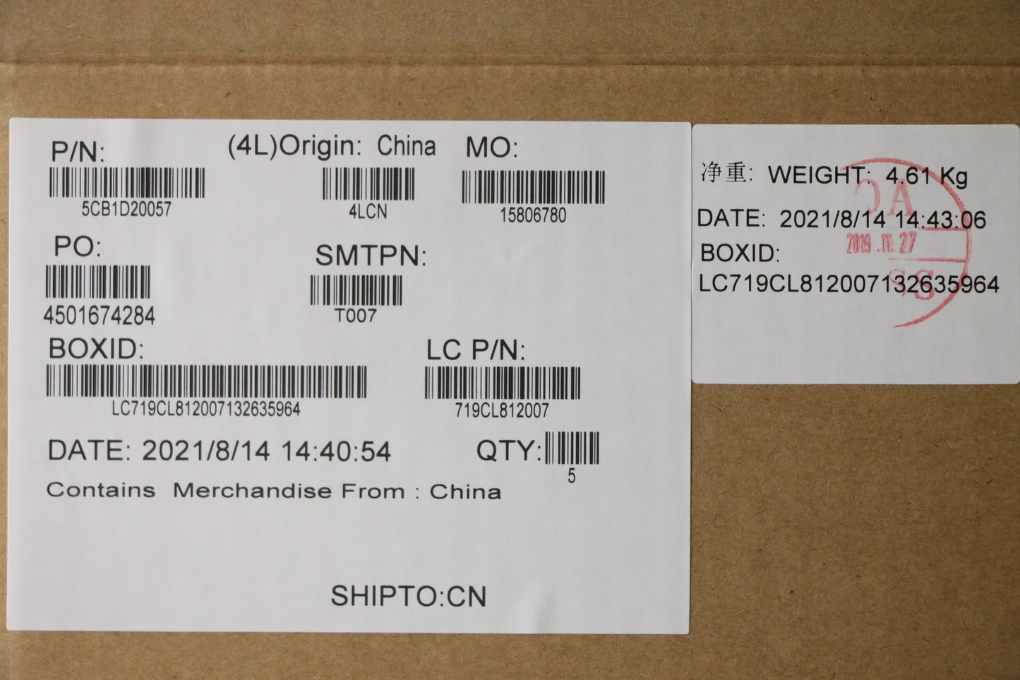 Lenovo Cover Upper Case Asm_Gre L82Jn - 5CB1D20057