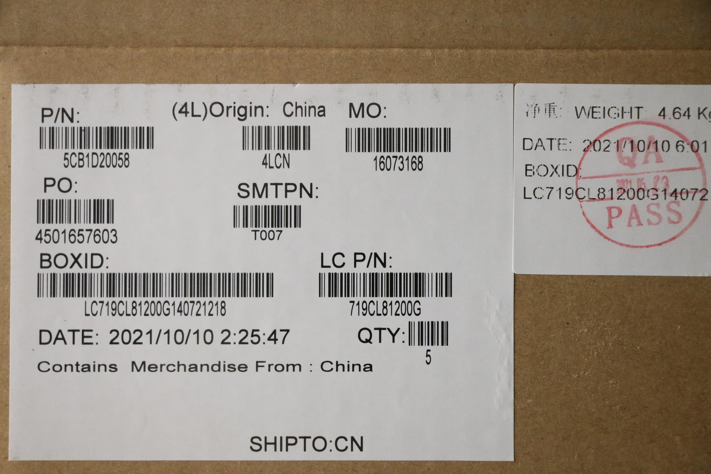 Lenovo Cover Upper Case Asm_Hbw L82Jn - 5CB1D20058