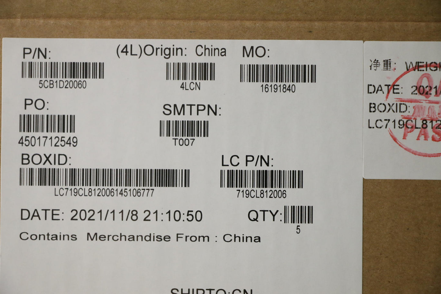 Lenovo Cover Upper Case Asm_Hun L82Jn - 5CB1D20060