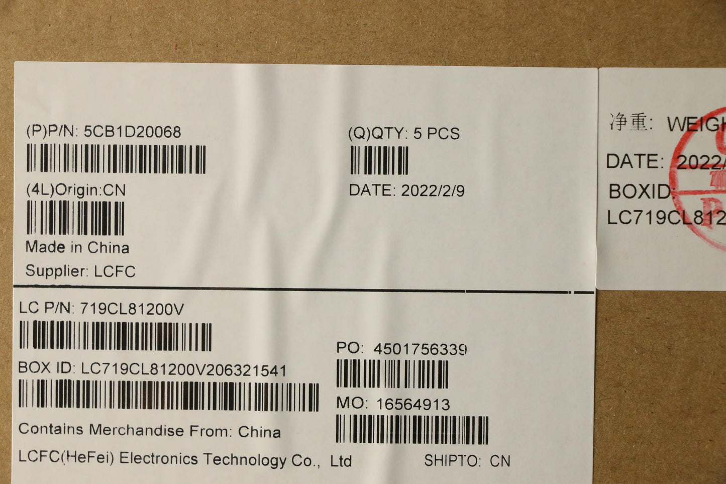 Lenovo Cover Upper Case Asm_Slv L82Jn - 5CB1D20068