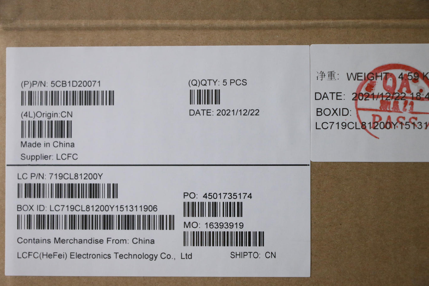 Lenovo Cover Upper Case Asm_Thai L82J - 5CB1D20071