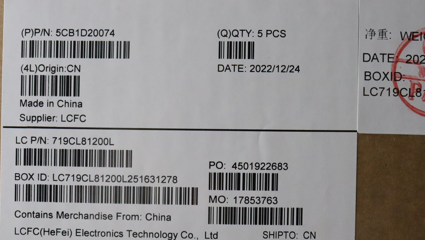 Lenovo Cover Upper Case Asm_Ukr L82Jn - 5CB1D20074