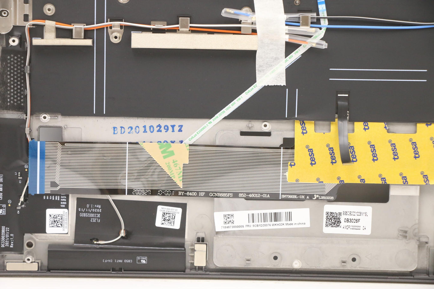 Lenovo Cover Upper Case Asm_Nordic C - 5CB1D20076