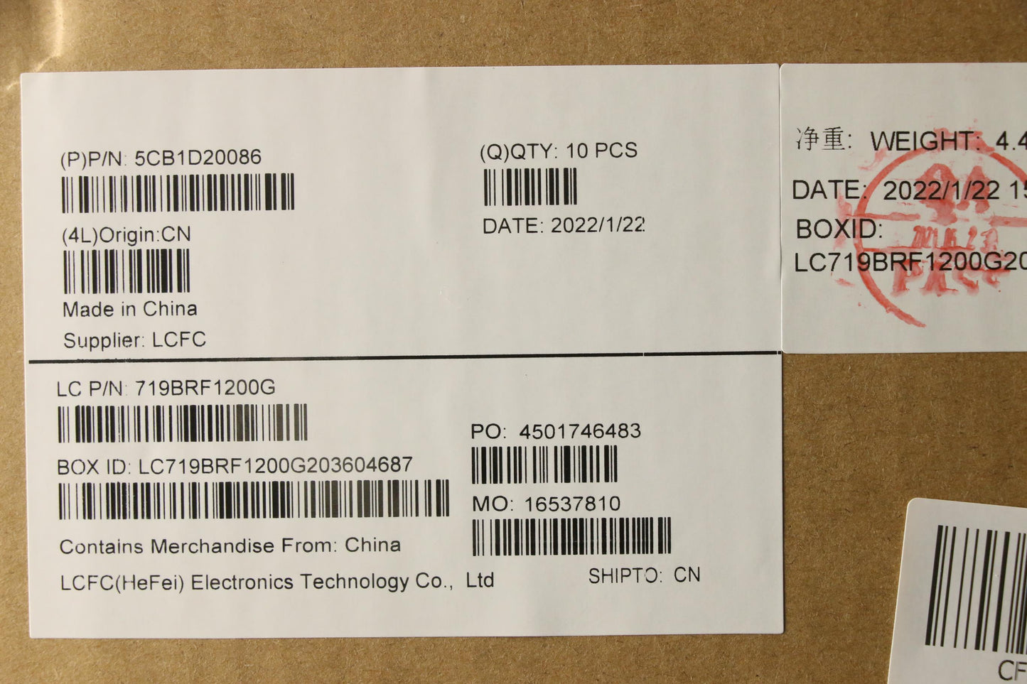 Lenovo Cover Lower Case L82H8 W/O Spo - 5CB1D20086