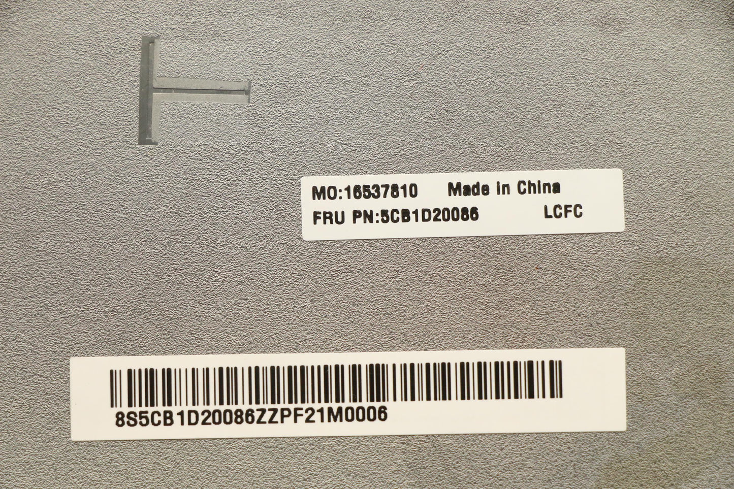 Lenovo Cover Lower Case L82H8 W/O Spo - 5CB1D20086