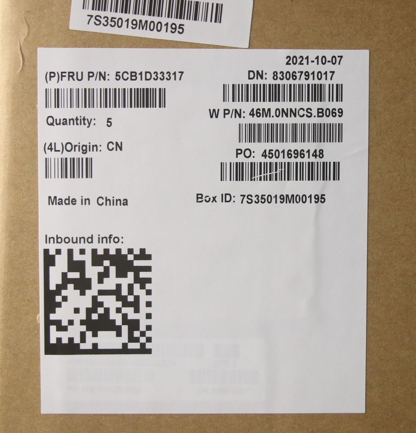 Lenovo Cover Upper Case Asm_Ko W 81M9 - 5CB1D33317