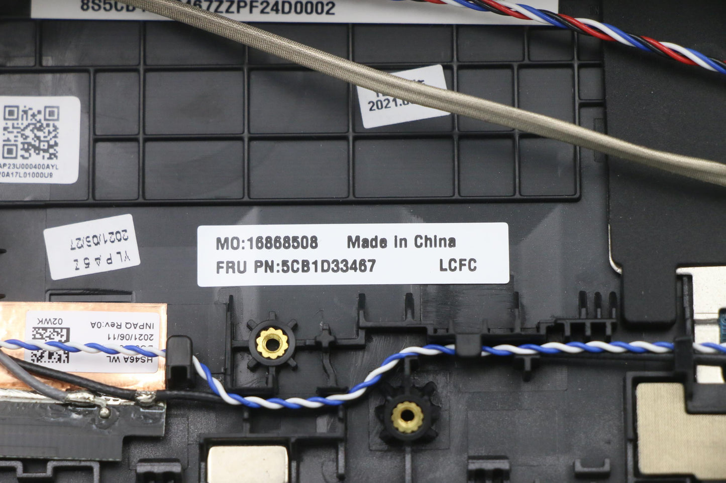 Lenovo Cover Upper Case Assembly Bel - 5CB1D33467