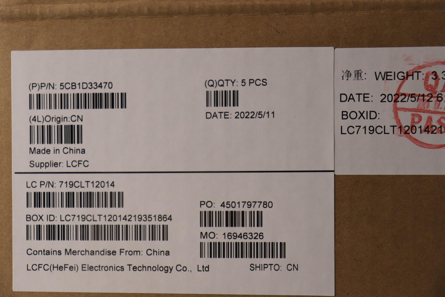 Lenovo Cover Upper Case Assembly Euro - 5CB1D33470
