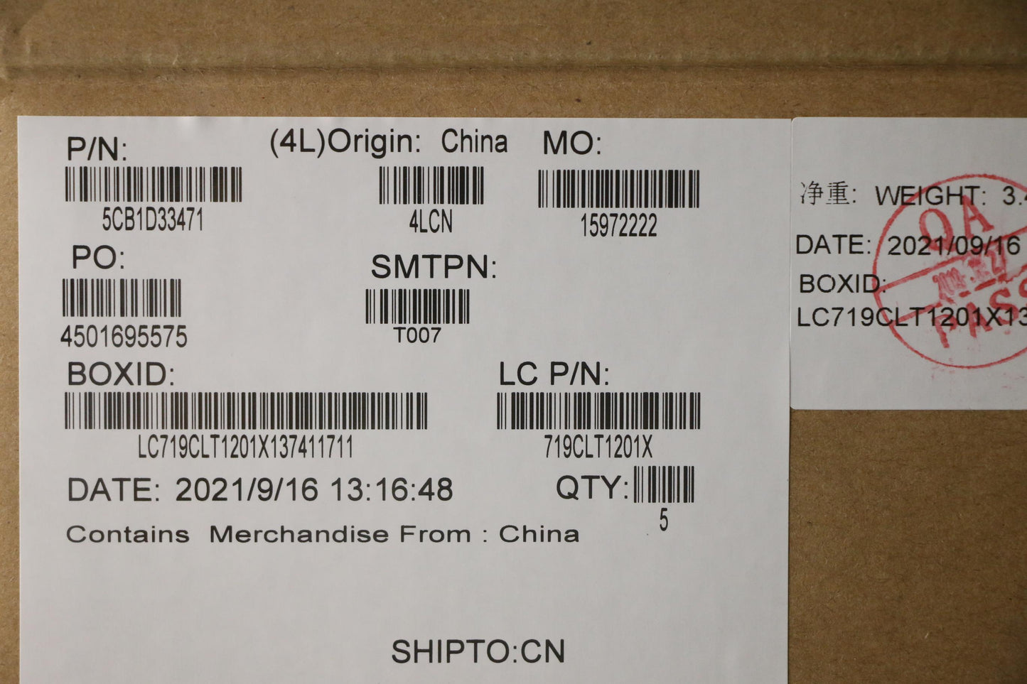 Lenovo Cover Upper Case Assembly Fra - 5CB1D33471