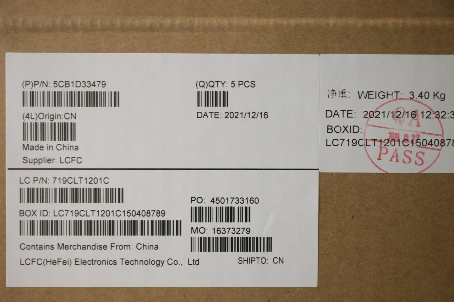Lenovo Cover Upper Case Assembly Por - 5CB1D33479