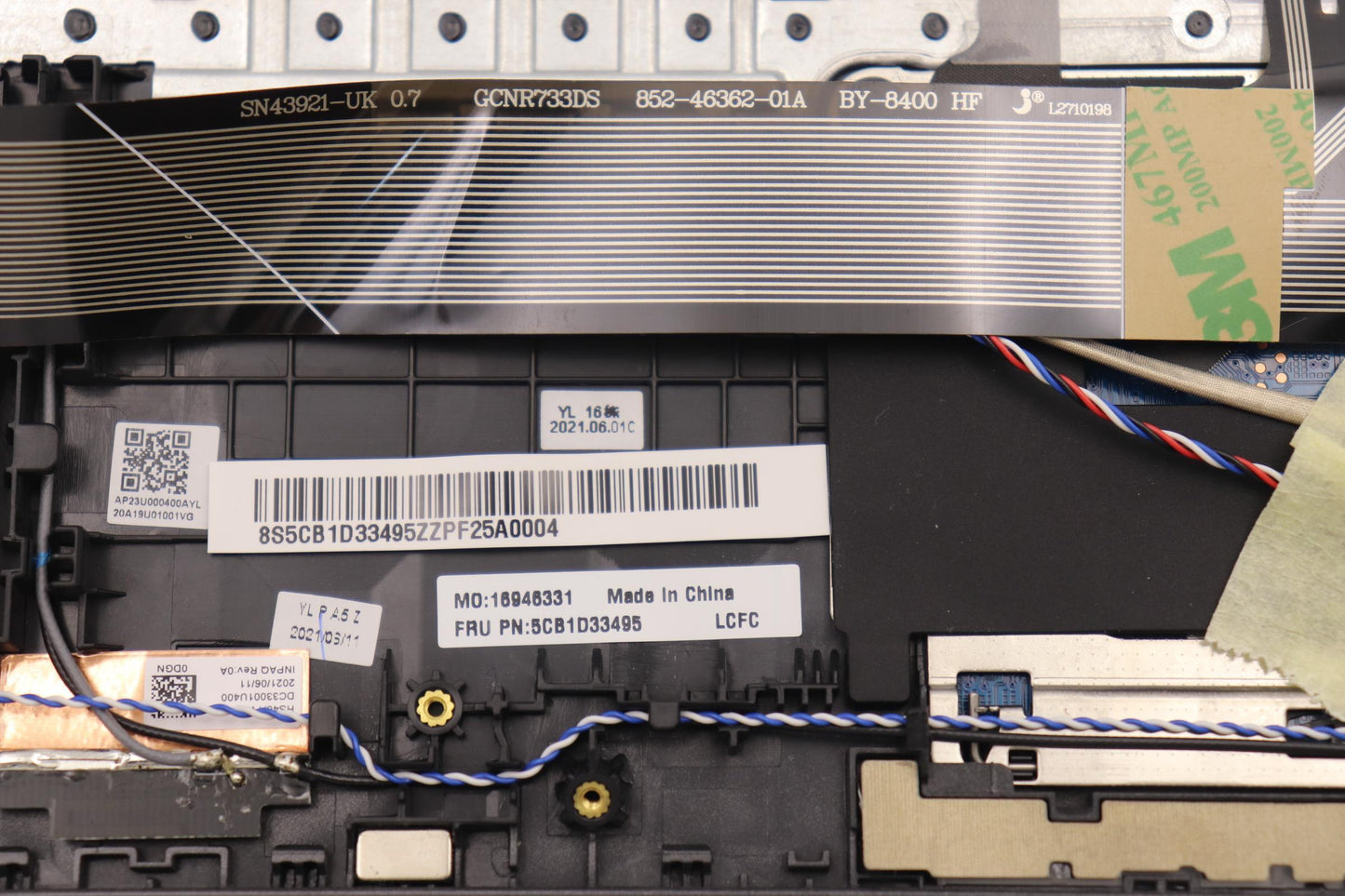 Lenovo Cover Upper Case Assembly Ita - 5CB1D33495