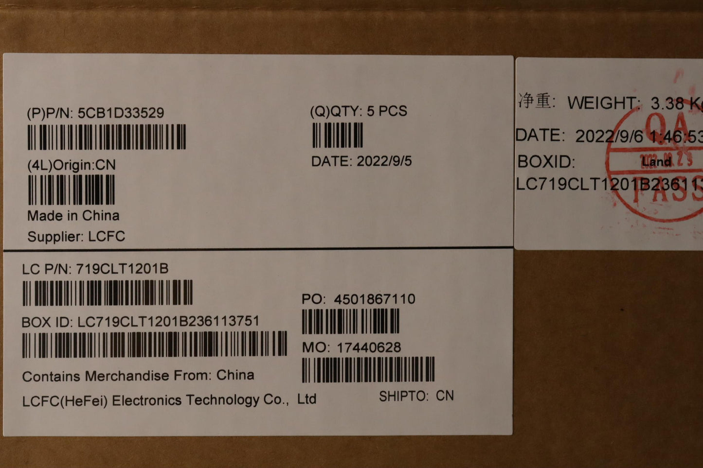 Lenovo Cover Upper Case Assembly Euro - 5CB1D33529