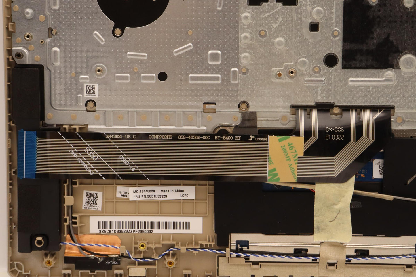Lenovo Cover Upper Case Assembly Euro - 5CB1D33529