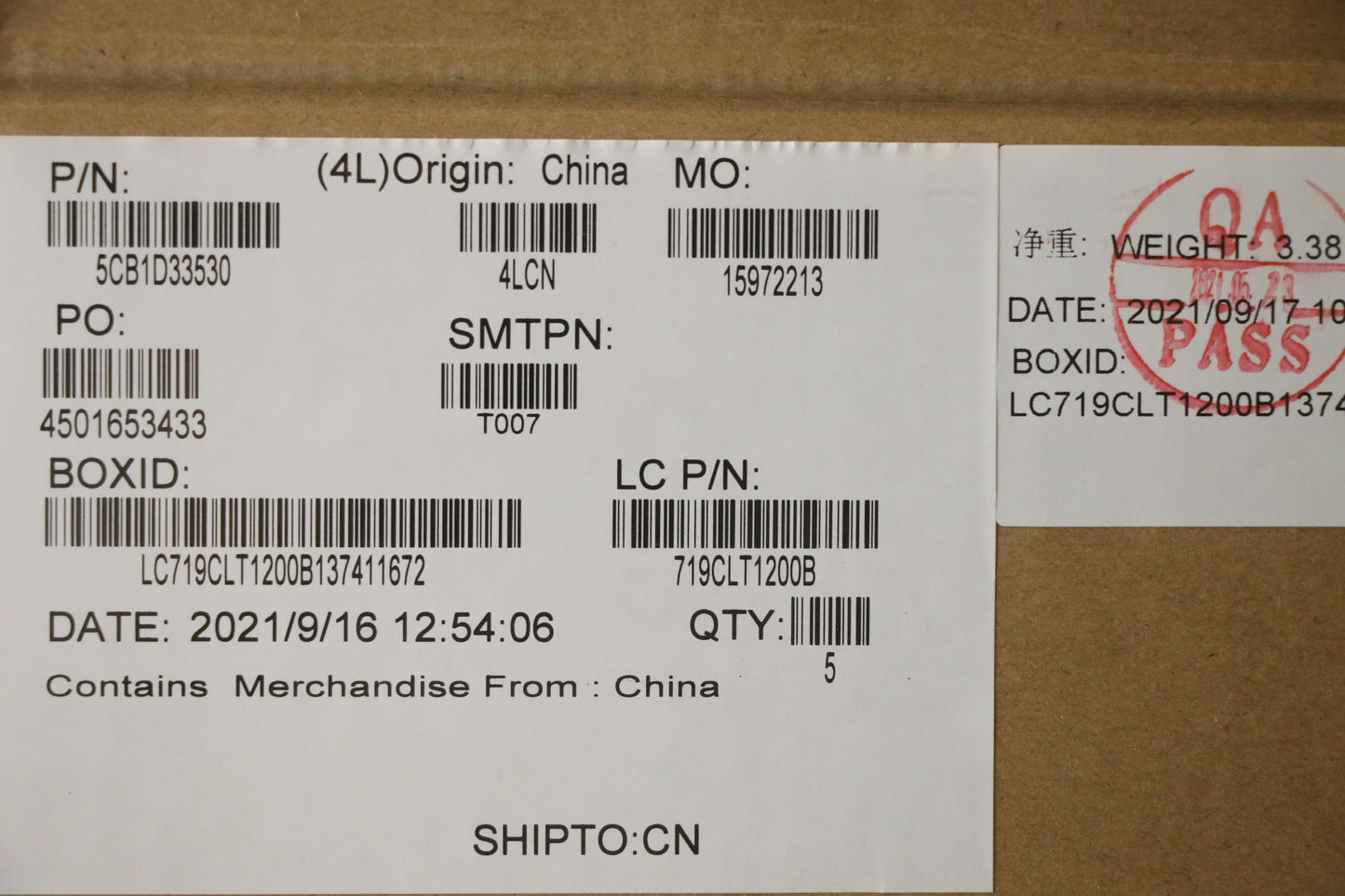 Lenovo Cover Upper Case Assembly Eng - 5CB1D33530