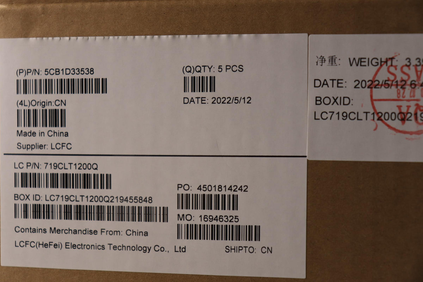 Lenovo Cover Upper Case Assembly Spa - 5CB1D33538
