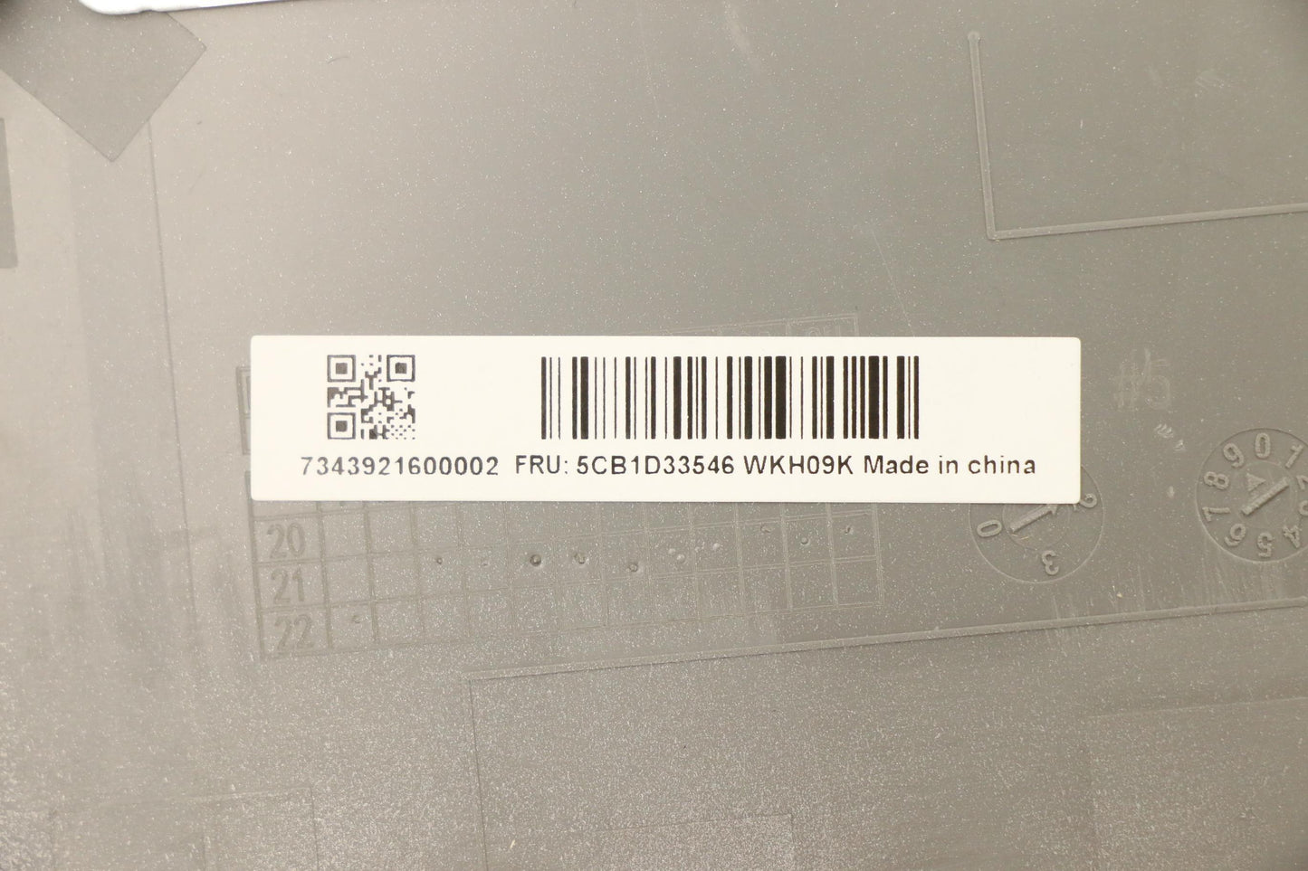 Lenovo Cover Upper Case Asm_Eng C 21A - 5CB1D33546