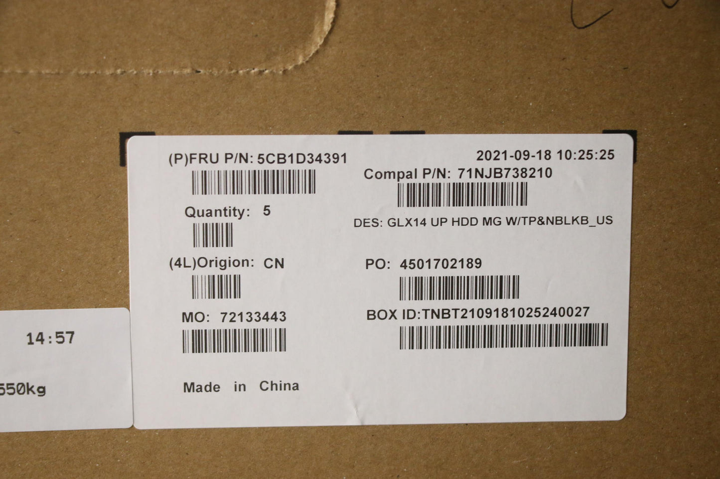Lenovo Cover Upper Case Asm_Eng C 21A - 5CB1D34391