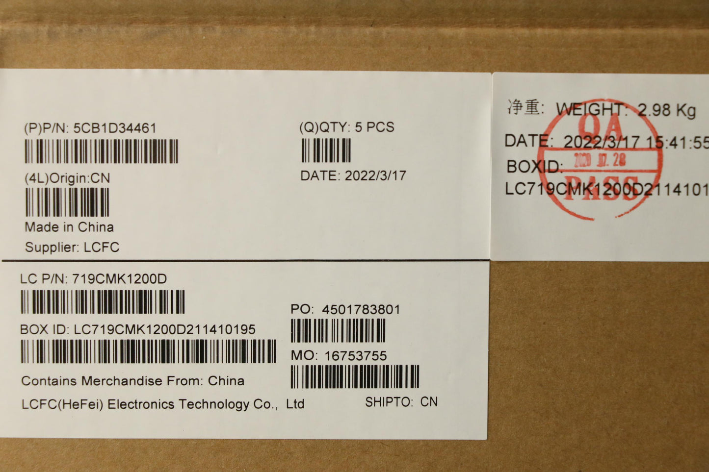 Lenovo Cover Upper Case Assembly Fra - 5CB1D34461