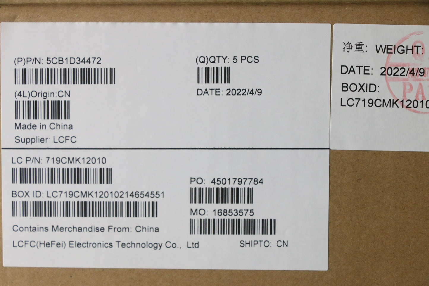 Lenovo Cover Upper Case Assembly Kor - 5CB1D34472