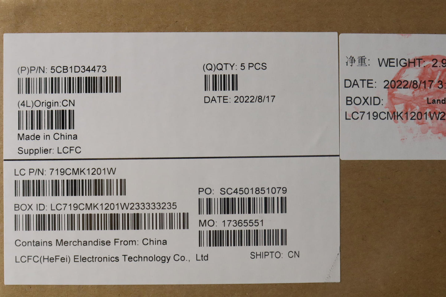 Lenovo Cover Upper Case Assembly La S - 5CB1D34473