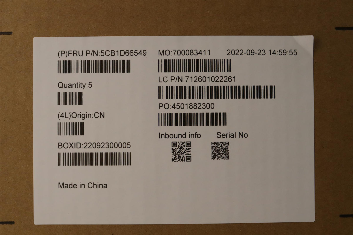 Lenovo Cover Upper Case Assembly Sws - 5CB1D66549