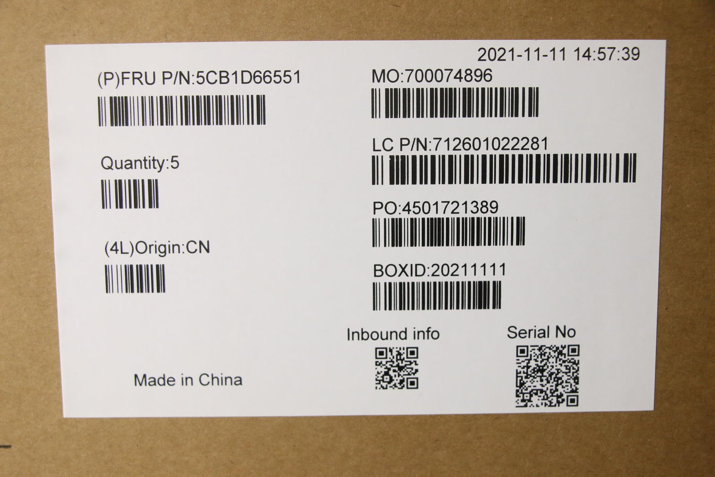 Lenovo Cover Upper Case Assembly Hbw - 5CB1D66551