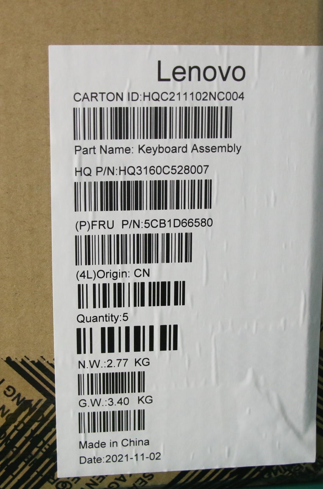 Lenovo Cover Upper Case Asm_Sws_H20Wj - 5CB1D66580