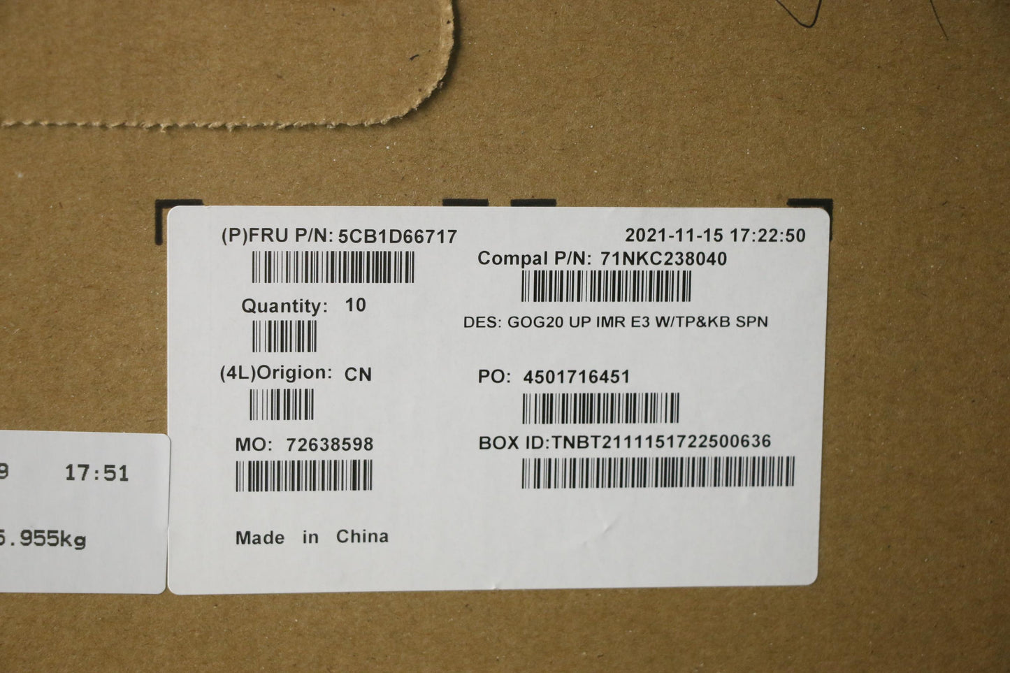 Lenovo Cover Upper Case Assembly Spa - 5CB1D66717