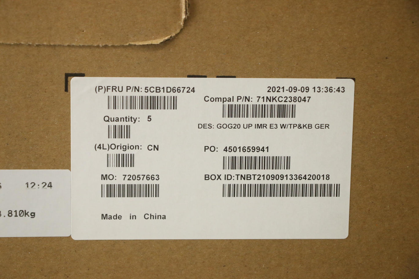 Lenovo Cover Upper Case Assembly Ger - 5CB1D66724
