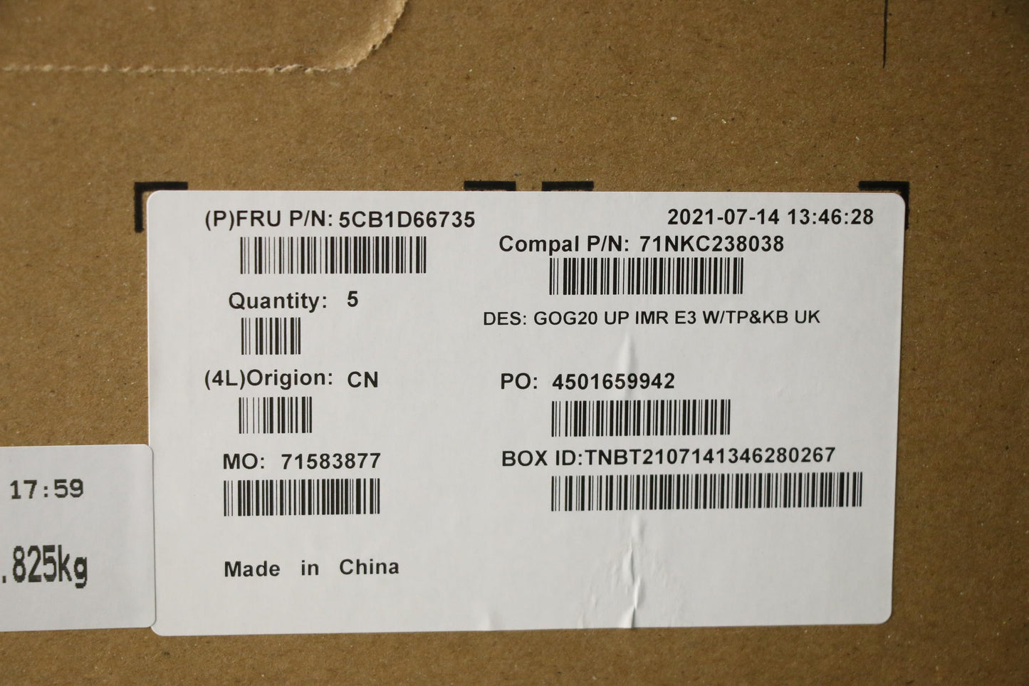 Lenovo Cover Upper Case Assembly Uke - 5CB1D66735