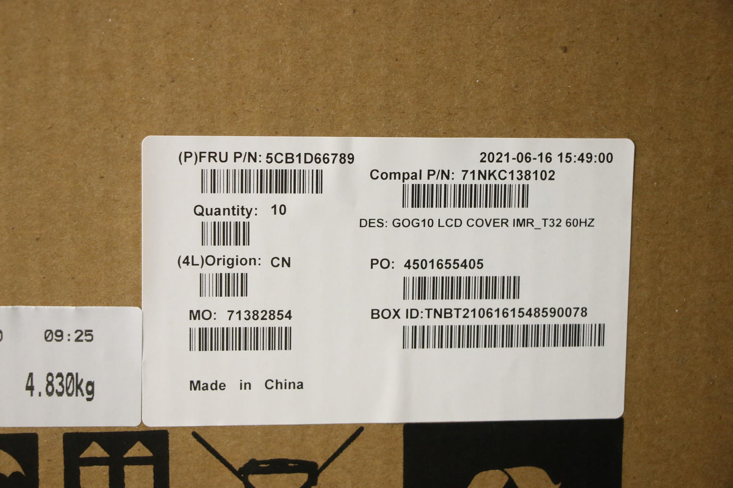 Lenovo Cover Lcd Cover C 82K1_T32 60H - 5CB1D66789