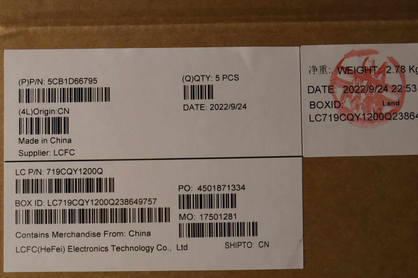 Lenovo Cover Upper Case Asmla Spa L82 - 5CB1D66795