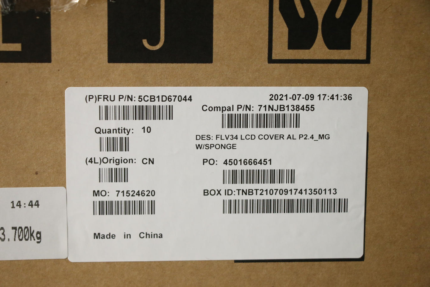 Lenovo Cover Lcd Cover C 21A3 P2.4 Mg - 5CB1D67044