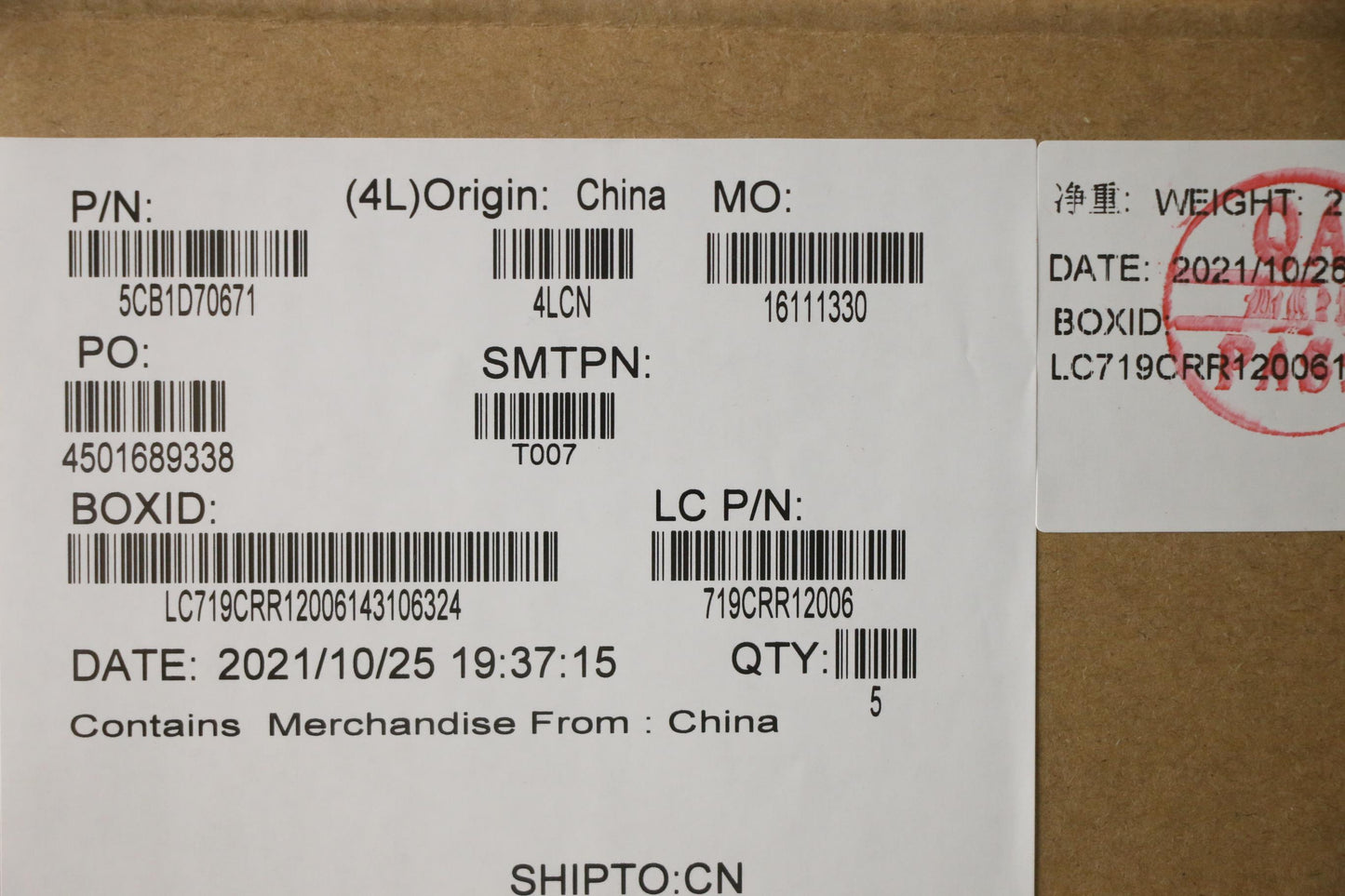 Lenovo Cover Upper Case Assembly Eng - 5CB1D70671