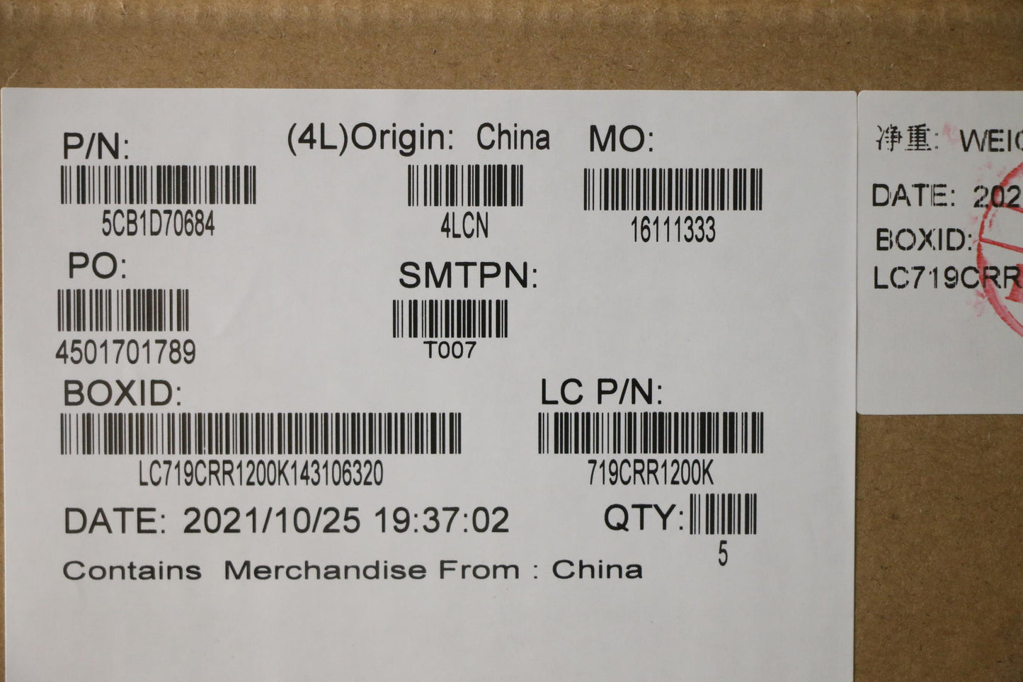 Lenovo Cover Upper Case Assembly Kor - 5CB1D70684
