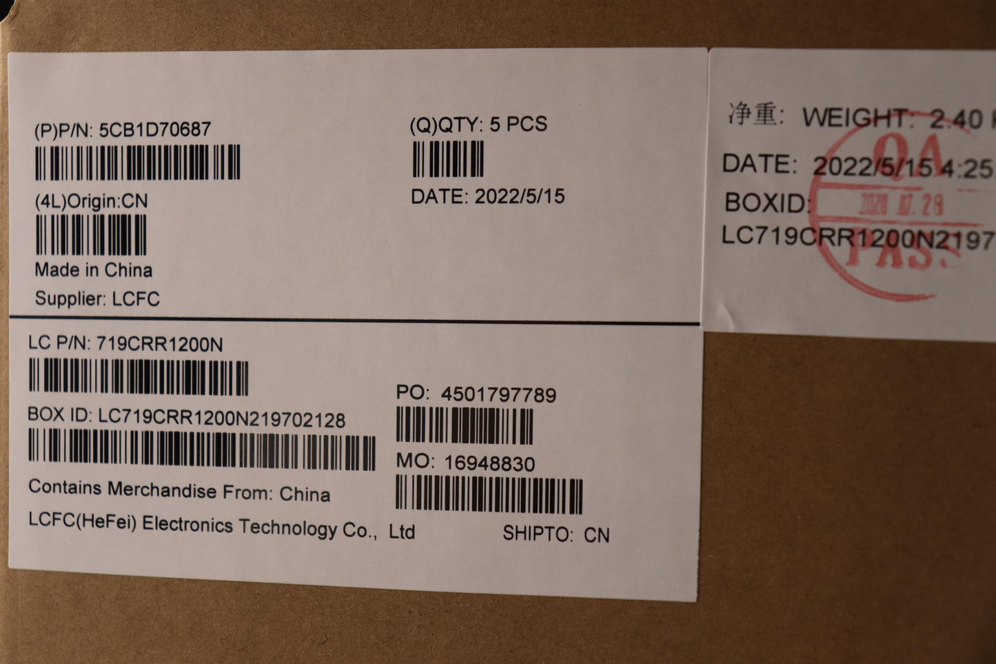 Lenovo Cover Upper Case Assembly Por - 5CB1D70687