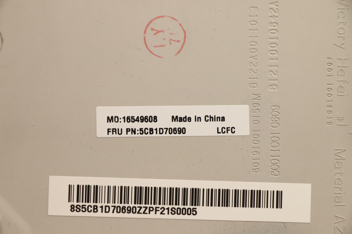 Lenovo Cover Upper Case Assembly Spa - 5CB1D70690