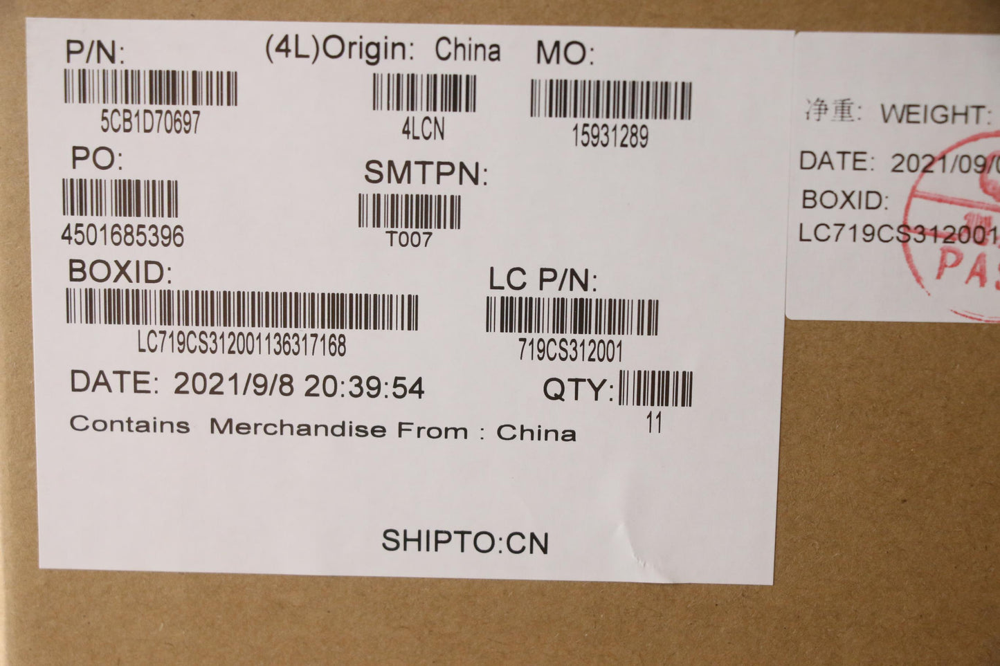 Lenovo Cover Lower Case_L82L0_Uma_W/R - 5CB1D70697