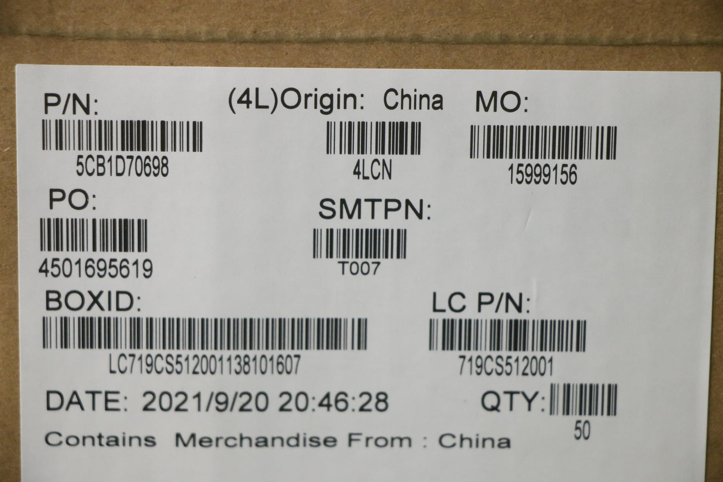 Lenovo Cover Strip Cover L 82L0 L+R - 5CB1D70698