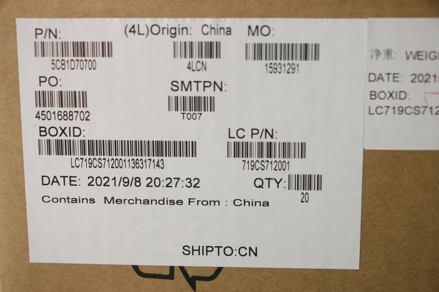 Lenovo Cover Strip Cover L 82L0_Frame - 5CB1D70700