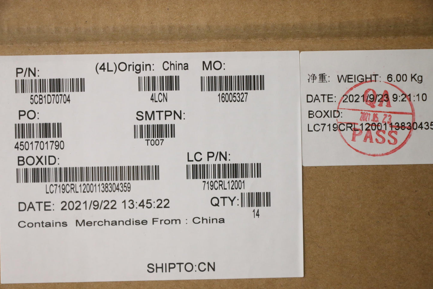 Lenovo Cover Lower Case L 21B1 - 5CB1D70704
