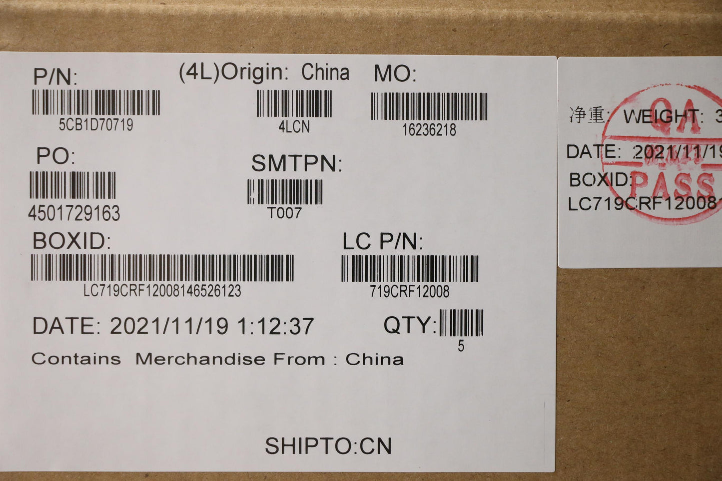 Lenovo Cover Upper Case Assembly Rus - 5CB1D70719