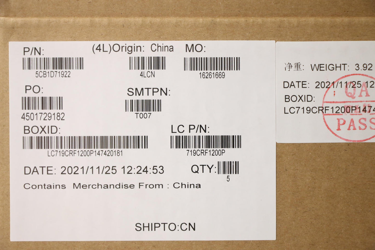 Lenovo Cover Upper Case Assembly Euro - 5CB1D71922