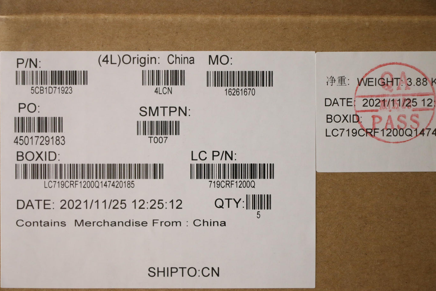 Lenovo Cover Upper Case Assembly Eng - 5CB1D71923