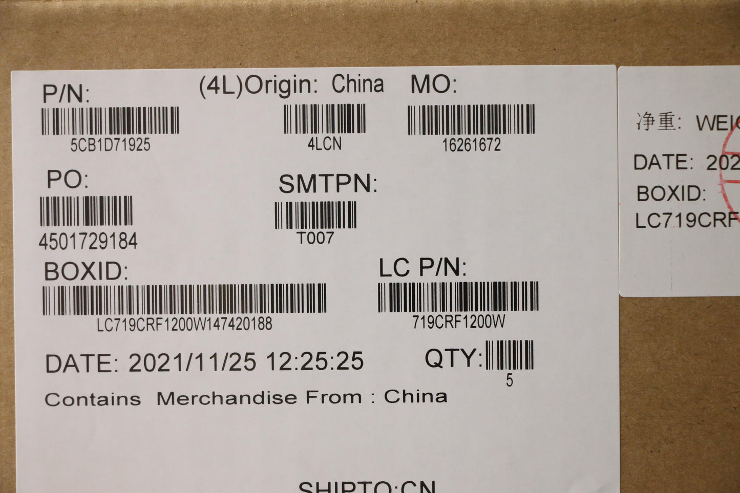 Lenovo Cover Upper Case Assembly Bul - 5CB1D71925