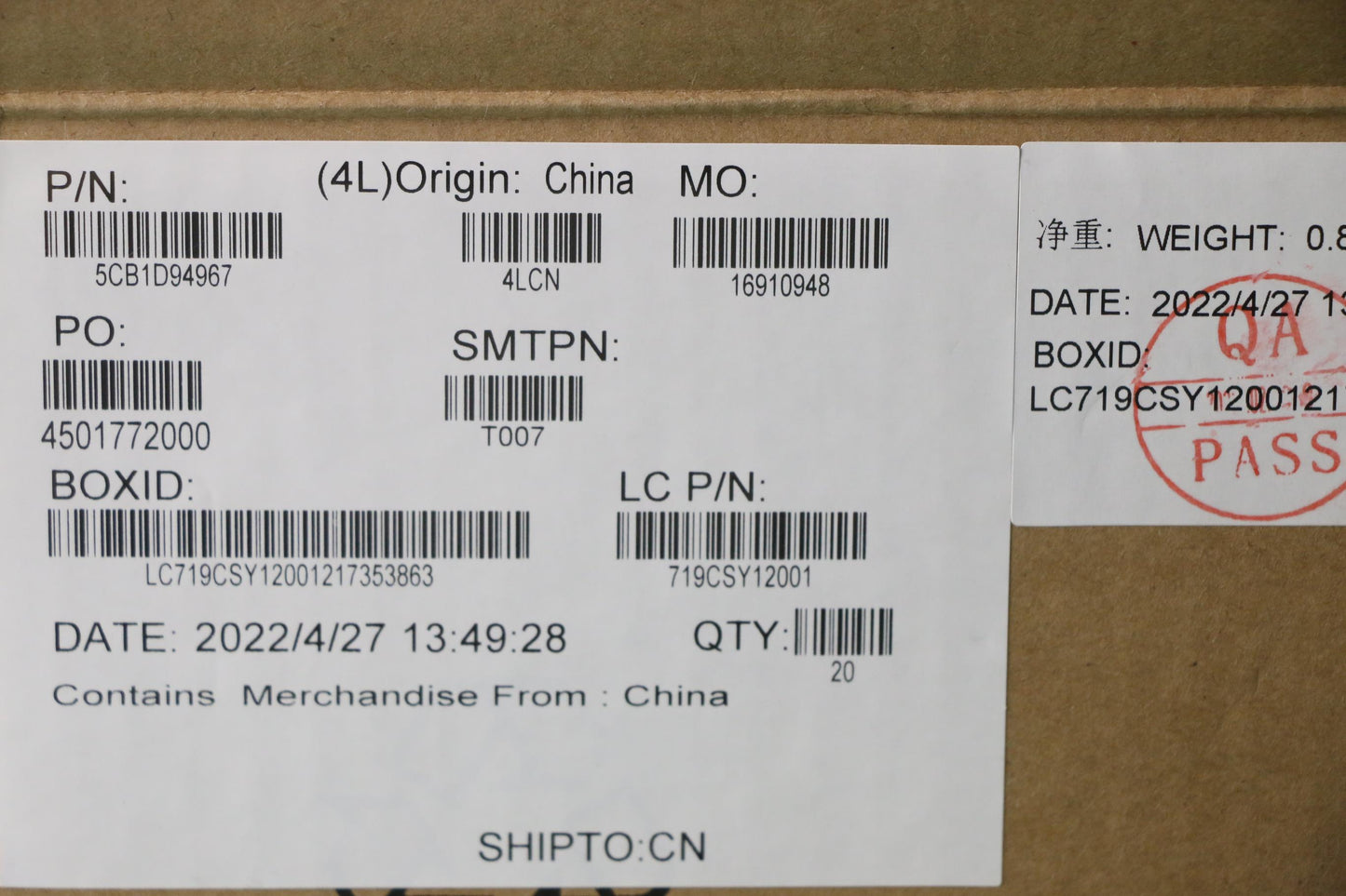 Lenovo Cover Hinge Cover L 82Lv Sa - 5CB1D94967