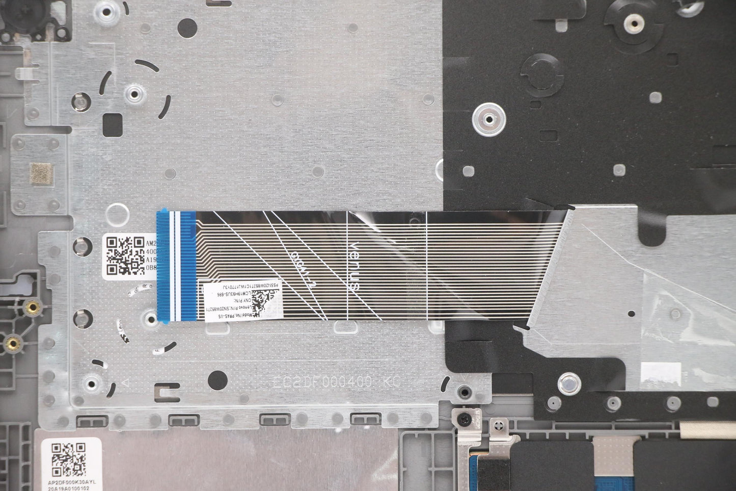 Lenovo C-Cover with Keyboard, USA English, Cloud Grey, Non-Backlit, Non-Fingerprint - 5CB1E19771