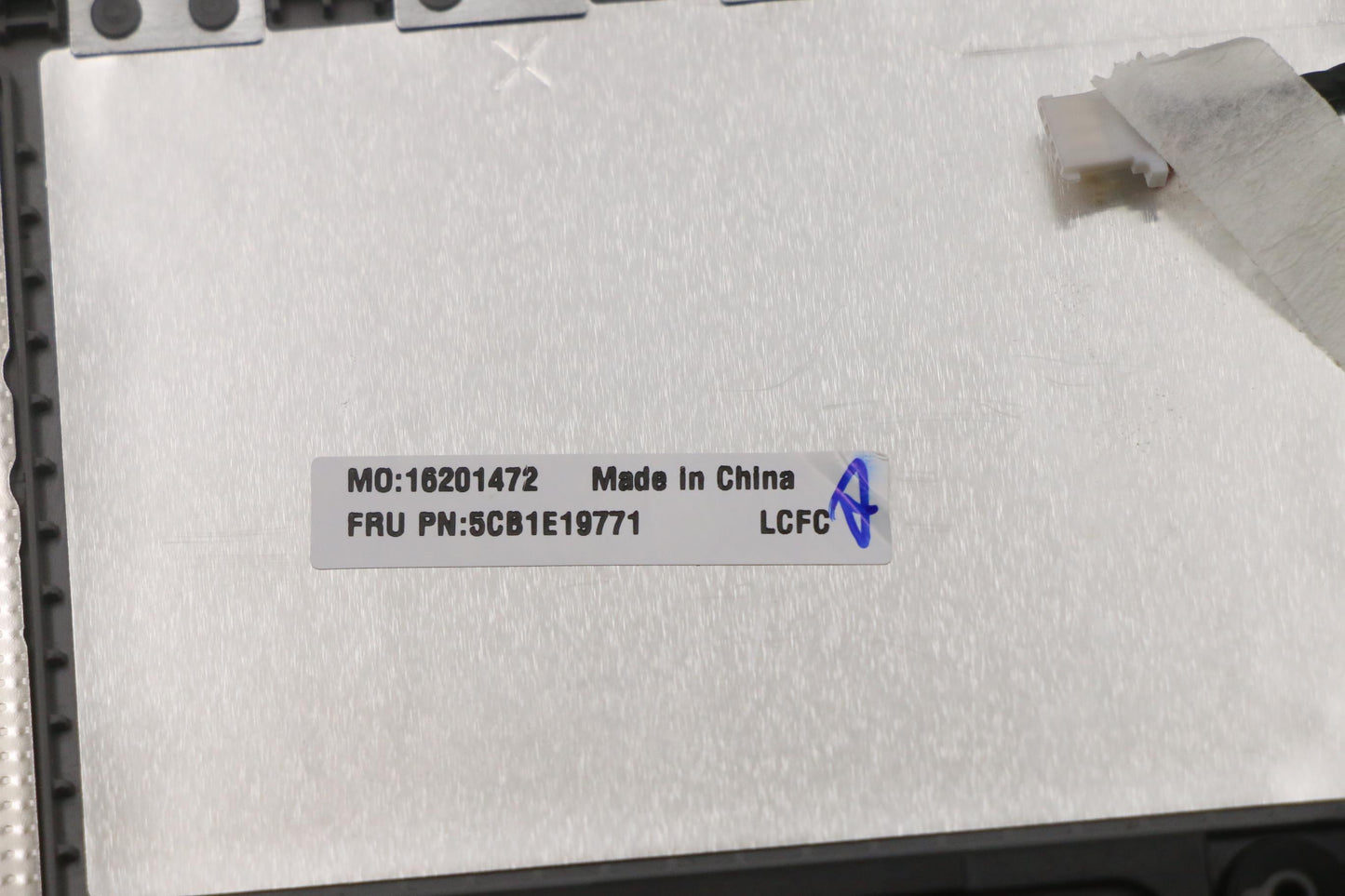 Lenovo C-Cover with Keyboard, USA English, Cloud Grey, Non-Backlit, Non-Fingerprint - 5CB1E19771