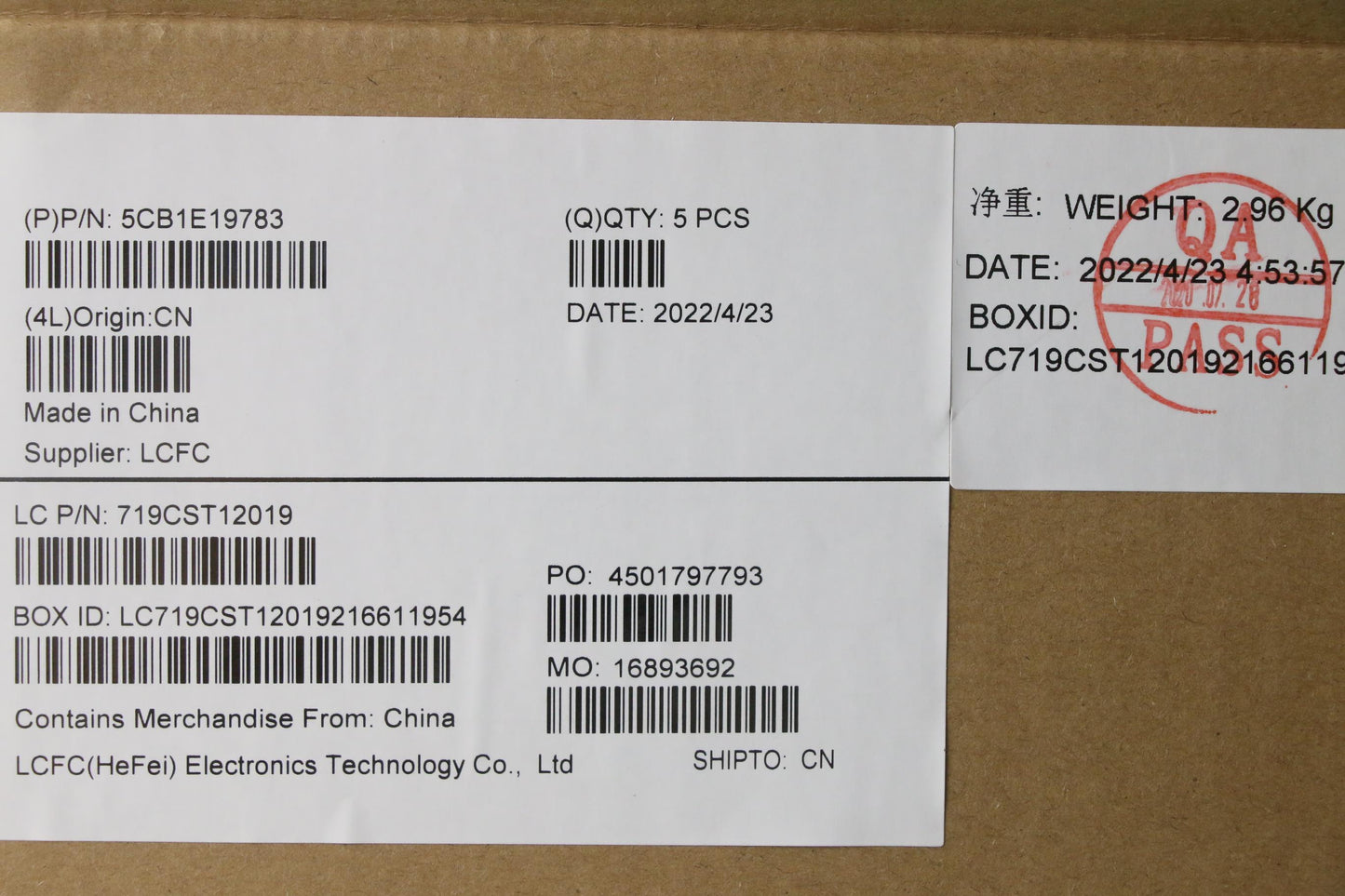 Lenovo Cover Upper Case Assembly Fra - 5CB1E19783